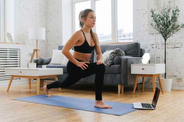 Woman exercising confidently after femiwand treatment Wivenhoe